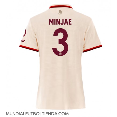 Camiseta Bayern Munich Kim Min-jae #3 Tercera Equipación Replica 2024-25 para mujer mangas cortas